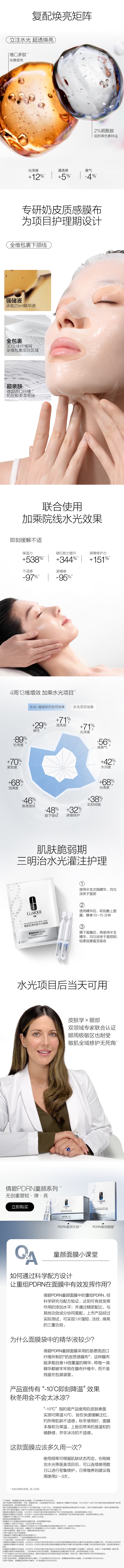 倩碧重组PDRN童颜面膜