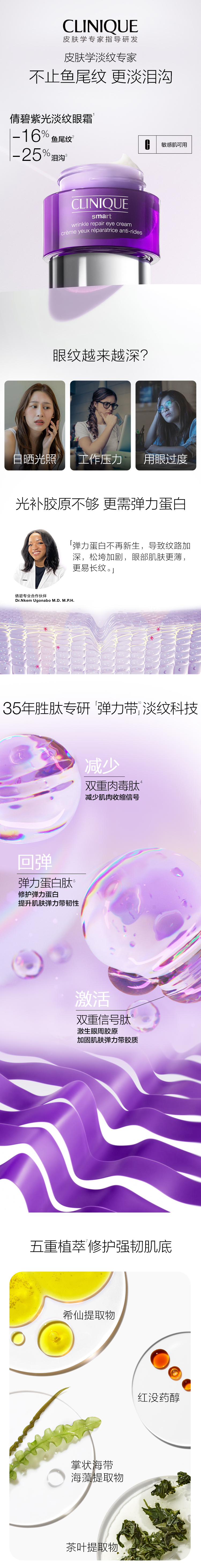 倩碧紫光抗老眼霜