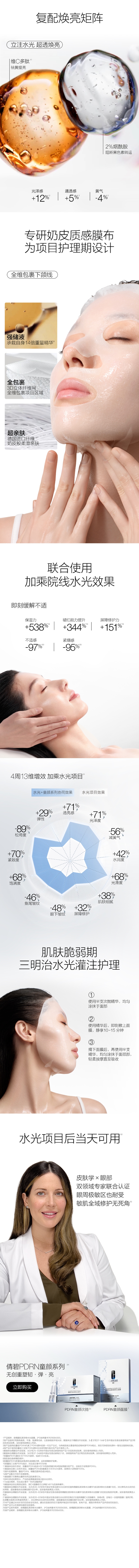 倩碧重组PDRN童颜面膜