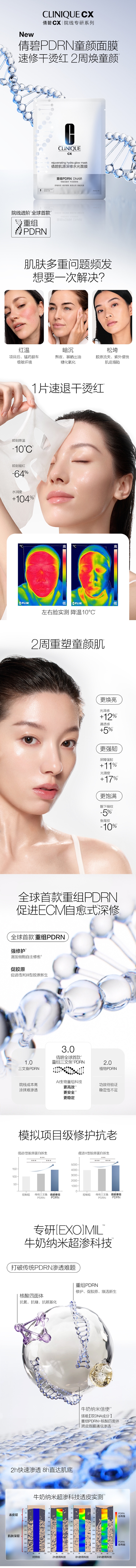 倩碧重组PDRN童颜面膜