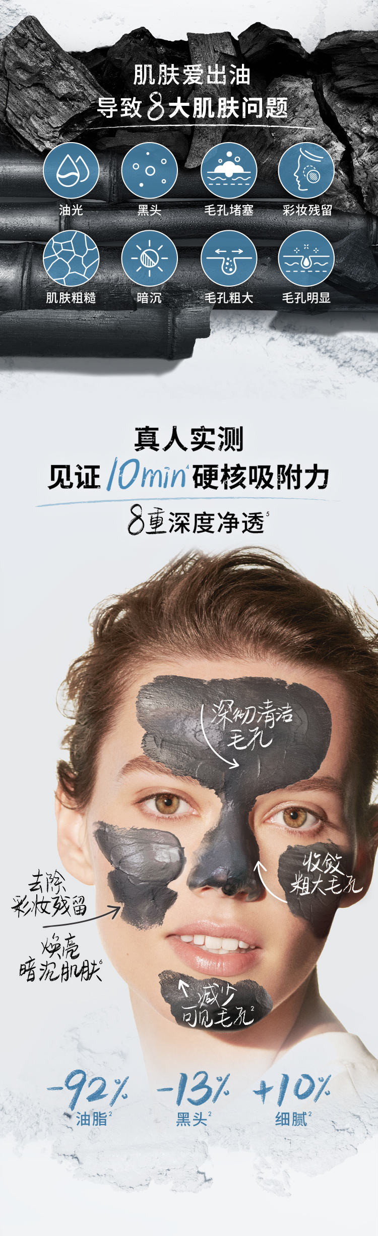 悦木之源活性炭清洁面膜