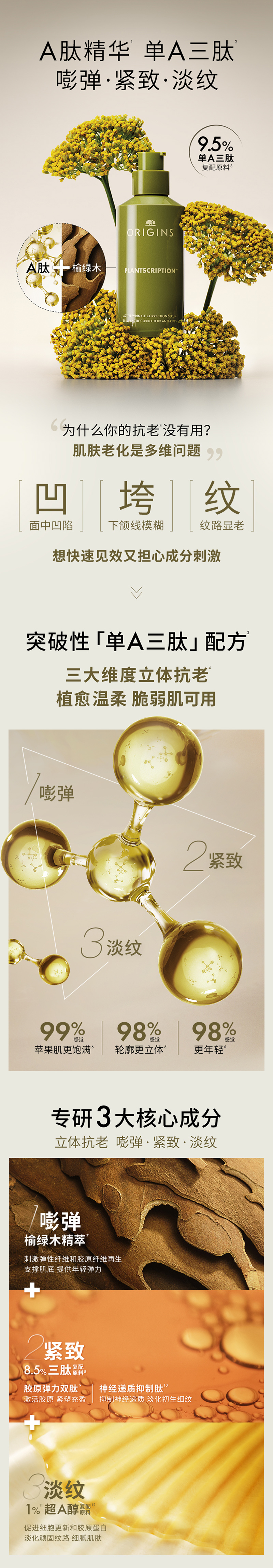 悦木之源榆绿木提拉紧致淡纹精华
