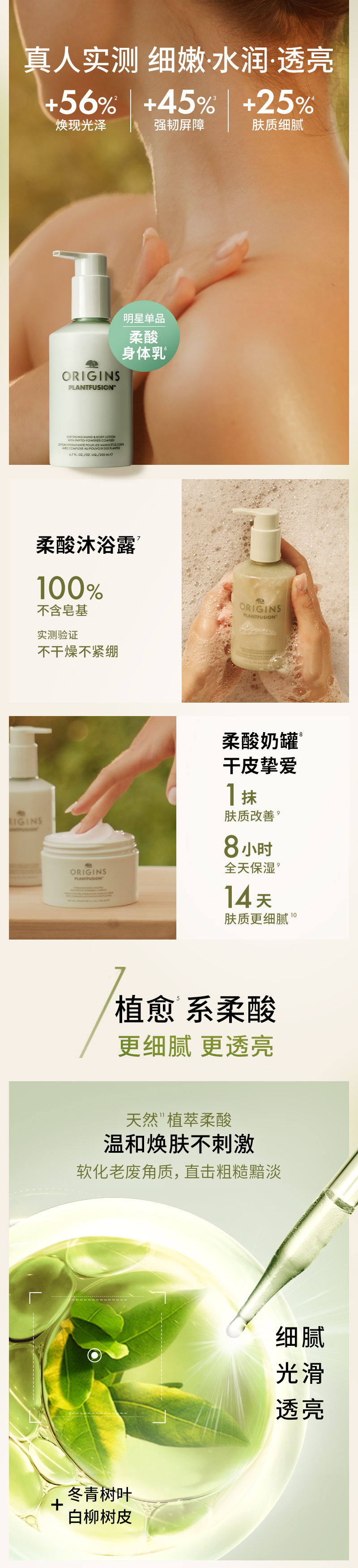 悦木之源柔酸焕肤系列